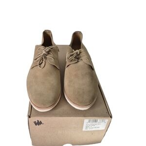 NISOLO Sedona Travel Derby Women's Size 8 Stone Leather Casual New In Box